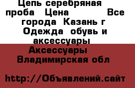 Цепь серебряная 925проба › Цена ­ 1 500 - Все города, Казань г. Одежда, обувь и аксессуары » Аксессуары   . Владимирская обл.